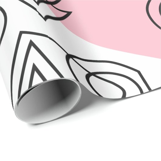 Kreis der Formen Geschenkpapier (Rolleneckpunkt)