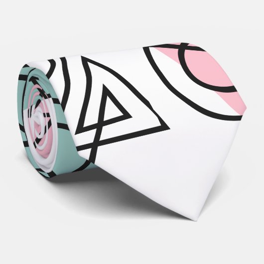 Kreis der Formen Krawatte (Gerollt)