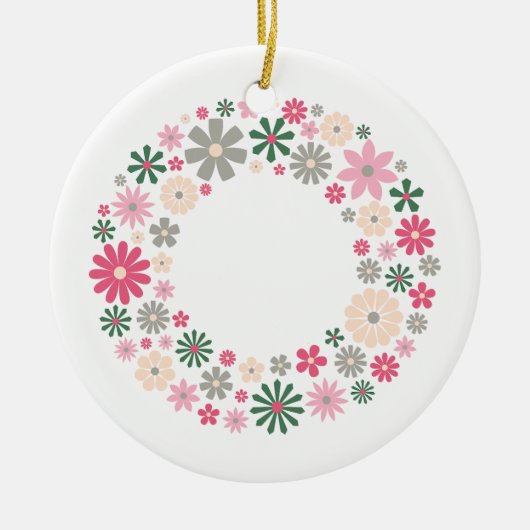 Kreis der Freude (Fusion) Keramik Ornament (Vorne)