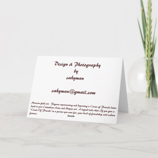 Kreis der Freunde Karte (Rückseite)