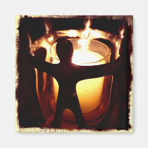 Kreis der Freunde Votive Candle Retro Filter Magnet