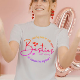 Kreis der Freundschaftstypografie T-Shirt