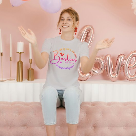 Kreis der Freundschaftstypografie T-Shirt