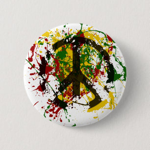 Kreis der Friedensfarbe Button