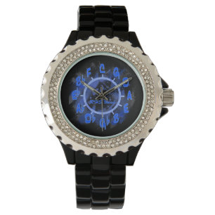 Kreis der Fünftel-Uhr Armbanduhr