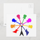 Kreis der Gitarren Postkarte (Vorne/Hinten)