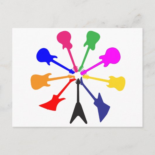 Kreis der Gitarren Postkarte (Vorderseite)