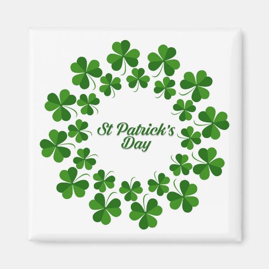 Kreis der Kleeblätter Magnet (Vorne)