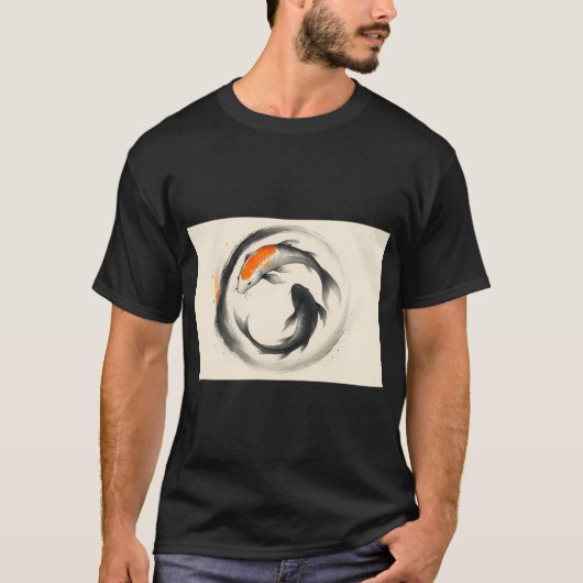 Kreis der Koi T-Shirt (Vorderseite)