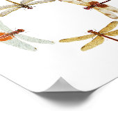 Kreis der Libellen Poster (Ecke)