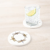 Kreis der Libellen Sandstein Untersetzer (Seite)