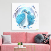 *~* Kreis der Liebesvögel AP54 Art Winter Leinwanddruck (Insitu (Wohnzimmer))