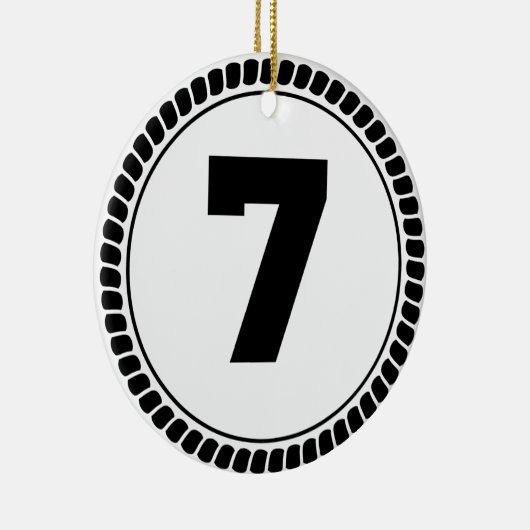 Kreis der Nr.-sieben Keramikornament (Rechts)