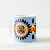 Kreis der Reflexion Kaffeetasse (Vorderseite Links)