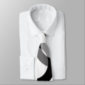 Kreis der roten geometrischen Bögen Krawatte (Gebunden)