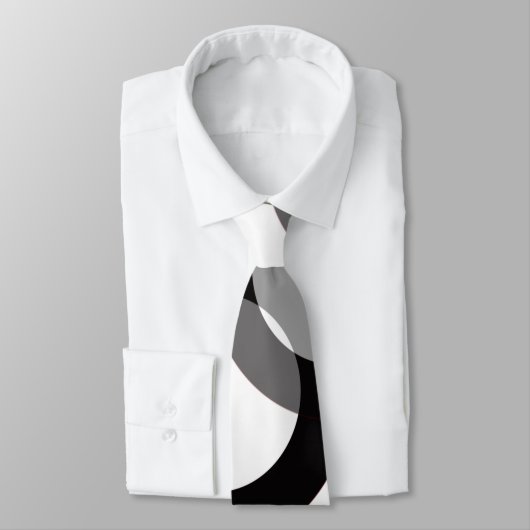 Kreis der roten geometrischen Bögen Krawatte (Gebunden)