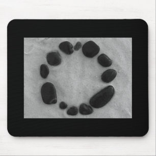 Kreis der Stein-Mausunterlage Mousepad