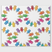 Kreis der Stifte Geschenkpapier (Flach)