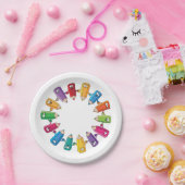 Kreis der Stifte Pappteller (Party)