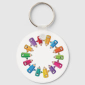 Kreis der Stifte Schlüsselanhänger (Vorderseite)