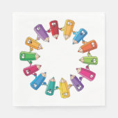 Kreis der Stifte Serviette (Vorderseite)