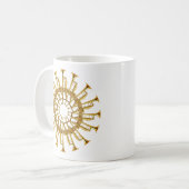Kreis der Trompeten Kaffeetasse (Vorderseite Links)