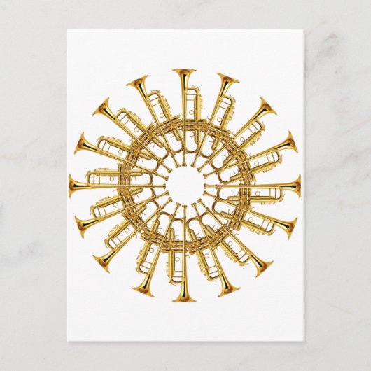Kreis der Trompeten Postkarte (Vorderseite)