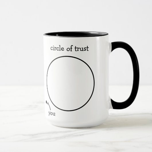 Kreis der Vertrauens-Tasse Tasse (Rechts)