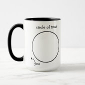 Kreis der Vertrauens-Tasse Tasse (Links)