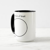 Kreis der Vertrauens-Tasse Tasse (Vorderseite Links)