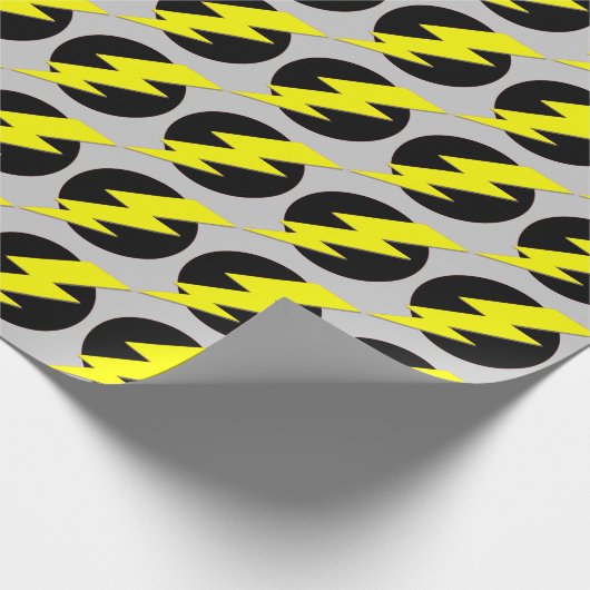 Kreis des Blitzes Geschenkpapier (Ecke)