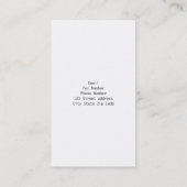 Kreis des Leben Chakra Edelstein-Zen-Entwurfs Visitenkarte (Rückseite)