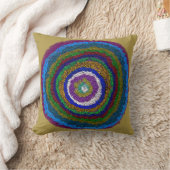 Kreis des Lebens Multicolor Throw Kissen (Decke)