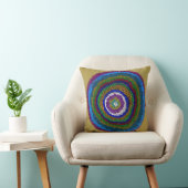 Kreis des Lebens Multicolor Throw Kissen (Stuhl )