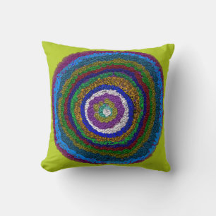 Kreis des Lebens Multicolor Throw Kissen