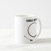 Kreis des Vertrauens Kaffeetasse (VorderseiteRechts)