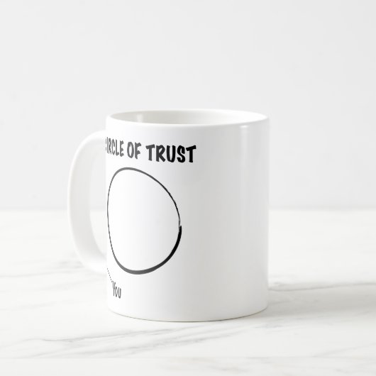 Kreis des Vertrauens Kaffeetasse (Vorderseite Links)