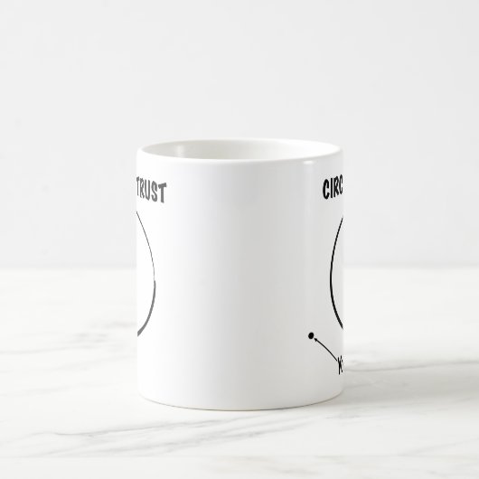Kreis des Vertrauens Kaffeetasse (Mittel)