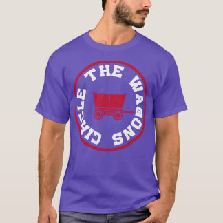 Kreis Die Wagen Blau T-Shirt