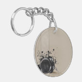 Kreis-(doppelseitiger) Schlüsselanhänger (Vorderseite links)