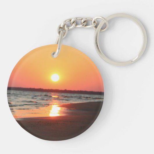 Kreis-(doppelseitiger) Schlüsselanhänger (Rückseite)