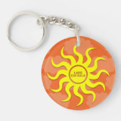 Kreis-(doppelseitiger) Schlüsselanhänger (Vorderseite)