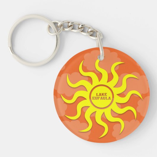 Kreis-(doppelseitiger) Schlüsselanhänger (Vorderseite)