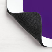 Kreis - DP Lila auf Weiß Mousepad (Ecke)