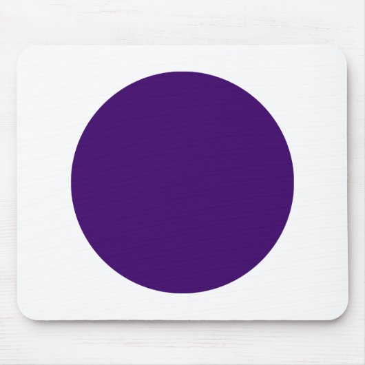 Kreis - DP Lila auf Weiß Mousepad (Vorne)