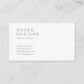 Kreis / Drei Viertel (farbig) Visitenkarte (Rückseite)