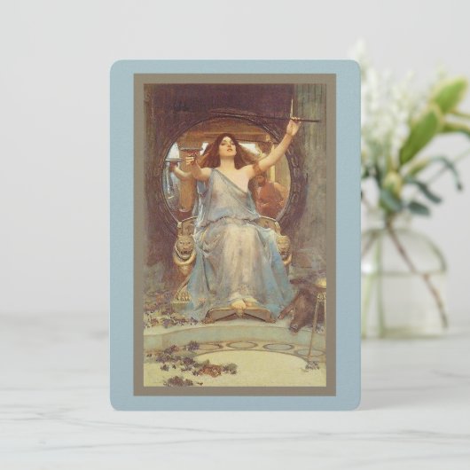 Kreis Einladung (Stehend Vorderseite)