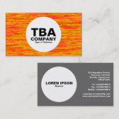 Kreis - Feuerwasser Visitenkarte (Vorne/Hinten)