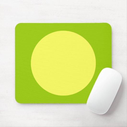 Kreis - Gelb und Grün des Mars Mousepad (Mit Mouse)