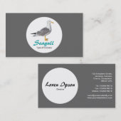 Kreis - Gelbkörniger Gullus - grau Visitenkarte (Vorne/Hinten)